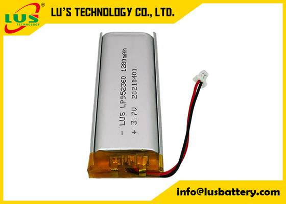 Batterie rechargeable 3.7v 1250mah de polymère de lithium de LP642573 pour le jouet à télécommande