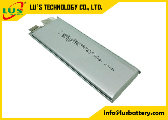 Batterie au lithium plate ultra mince des cellules 10ah CP8040112 de CP7839109 3.0V pour la surveillance de logistique