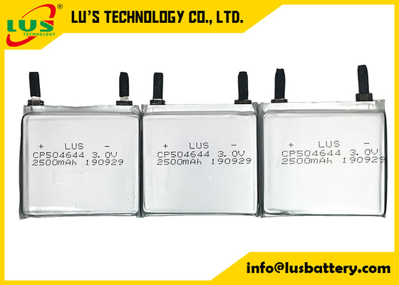 Batterie au lithium LiMnO2 légère ultra mince 3V 2500mah CP504644
