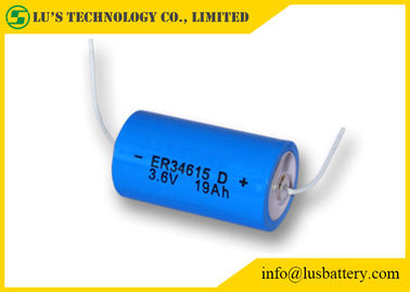 Batteries jetables ER34615 de la batterie au lithium de la batterie au lithium de taille de D ER34615 3.6V 19000mah
