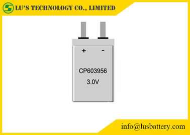Batterie ultra mince de CP603956 3V pour la batterie au lithium de solutions d'IOT 3300mah 3.0v