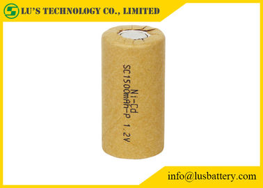 Paquet cylindrique de batterie de batterie cadmium-nickel de NI-CD 1,2 V 1500mah