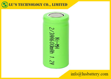 Batterie rechargeable d'hydrure en métal de nickel de la batterie 2/3AA 1.2v 600mah d'OEM/ODM 2/3AA 1,2 V 600mah