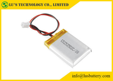 Batterie rechargeable écologique de polymère de lithium pour les batteries visuelles audio de lipo des dispositifs LP652535 3.7v