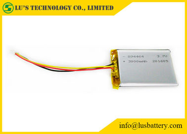 batterie au lithium rechargeable de la batterie 3,7 V 3000mah de Tablette de la batterie LP894464 de polymère de lithium de 3.7V 3000mah