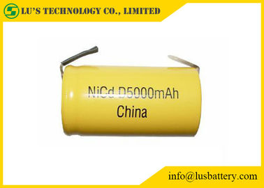 Batterie rechargeable élevée de la taille D 5000mah de batterie cadmium-nickel de capacité