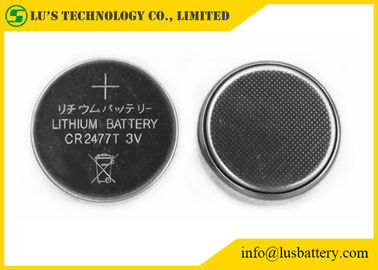 Batterie au lithium non rechargeable des cellules 1000mah CR2477 3v de bouton de lithium