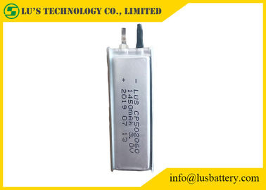 la batterie au lithium ultra mince de 3V 1450mAh CP502060 Limno2 amincissent des batteries