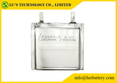 La batterie au lithium primaire 3.0V 1250mah CP265045 a adapté des terminaux aux besoins du client