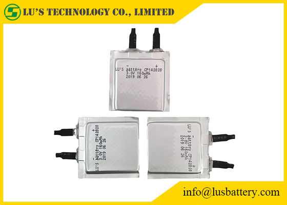 LiMnO2 batteries ultra minces HRL enduisant CP142828 3.0V 160mah