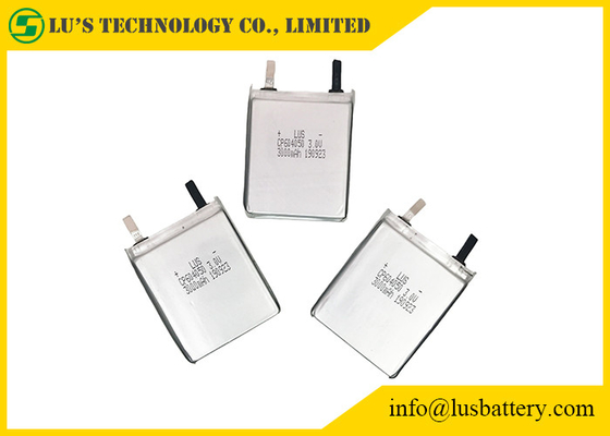 Revêtement ultra mince de la batterie 3000mah 3V CP604050 Hrl de RFID pour le panneau de carte PCB