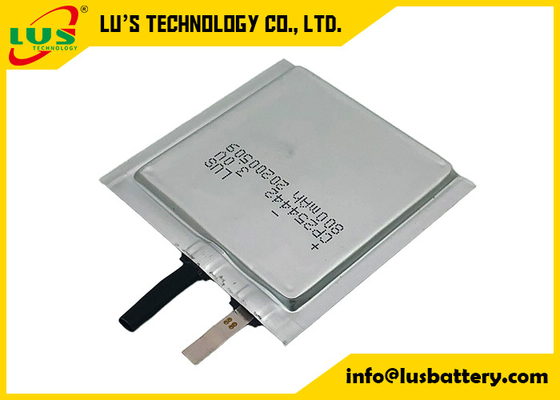 batterie molle intelligente Cp254442 de la carte LiMnO2 de batterie ultra mince de 800mah 3.0v