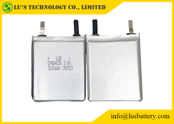 batterie ultra mince de 3.0V 3000mAh LiMnO2 CP604050 non rechargeable pour le RFID