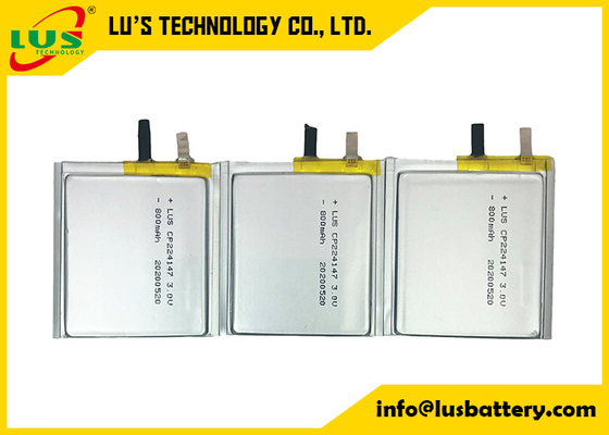 Batterie au lithium mince de cellules de la batterie 3V 800mah de bioxyde de manganèse du lithium CP224147