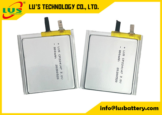 Batterie au lithium molle de CP224147 3.0V 800mah pour Rfid