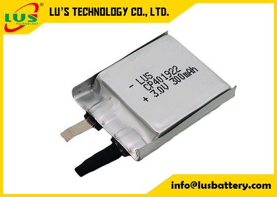 Batterie CP401922 carrée jetable de bioxyde de manganèse de lithium pour le détecteur de fumée