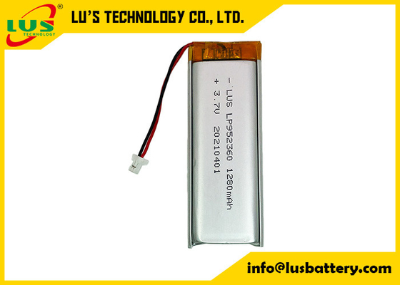 Batteries minces superbes de la batterie au lithium de polymère PL952360 3.7V Liion pour le projecteur intelligent