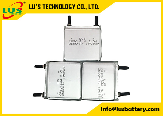 Batterie ultra mince CP504644 de cellule au lithium primaire 3V 2500mAh pour des produits d'IOT