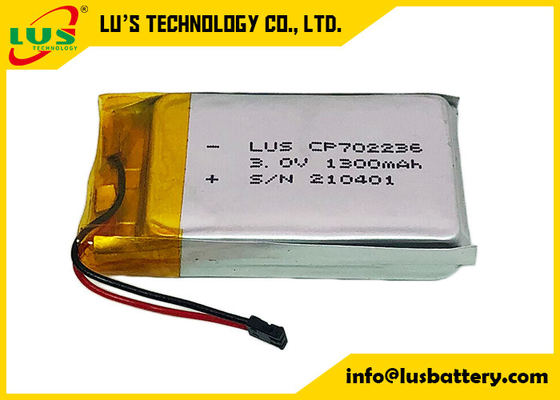 Batterie au manganèse au lithium CP702236 1300mah 3.0V ultra mince pour l'étiquette intelligente traçable