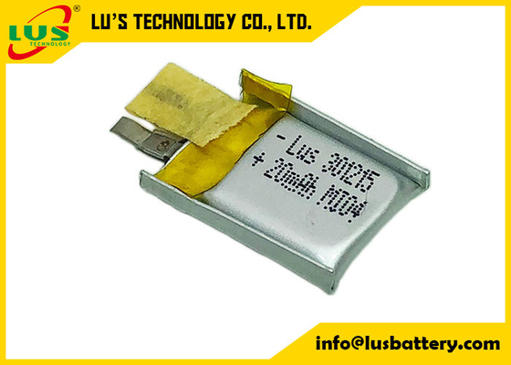 Batterie ultra mince rechargeable 8mah - cellule de Lipo de polymère de lithium de 110mah 3.7v