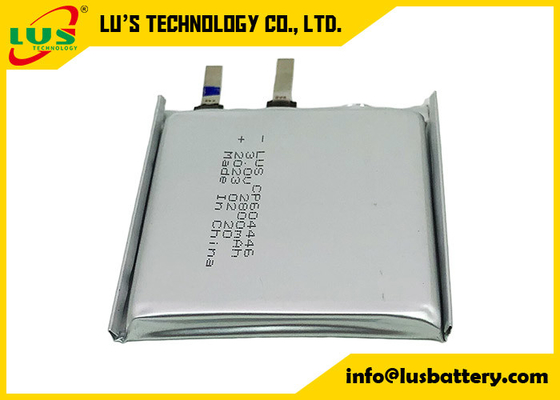 Batterie ultra mince molle de lithium de paquet pour le système d'alarme CP604446 CP604445
