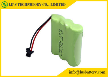 Basse résistance interne de nimh de la batterie 1800mah 3,6 de volt NIMH de paquet rechargeable rechargeable de batterie