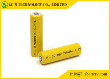 Batterie cadmium-nickel de NI-CD AA1000mah 1.2V avec l'OEM/ODM d'étiquettes acceptables