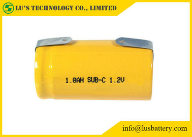 Type cylindrique de cellules de chargeur de batterie cadmium-nickel de SC1800mah 1.2V NICD