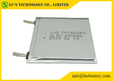 Batterie CP155050 de la batterie 3v 650mah Limno2 pour des étiquettes