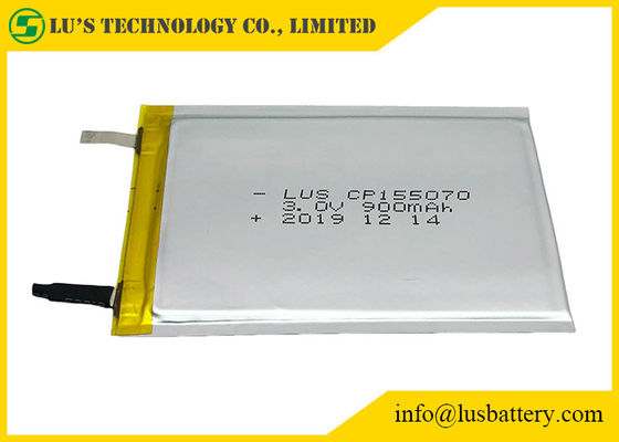 batterie Limno2 jetable de 3v Cp155070 900mah pour le système de piste