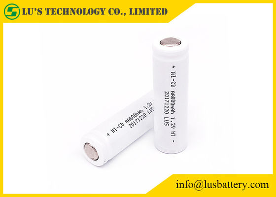 Cellule rechargeable de PVC 1.2v de batterie cadmium-nickel d'aa 800mah 1.2v NICD