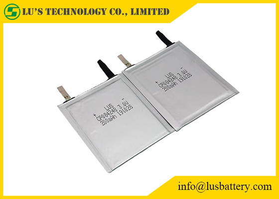 Cellule jetable flexible de poche de la carte 3.0V 320mAh CP084248 RFID d'identification