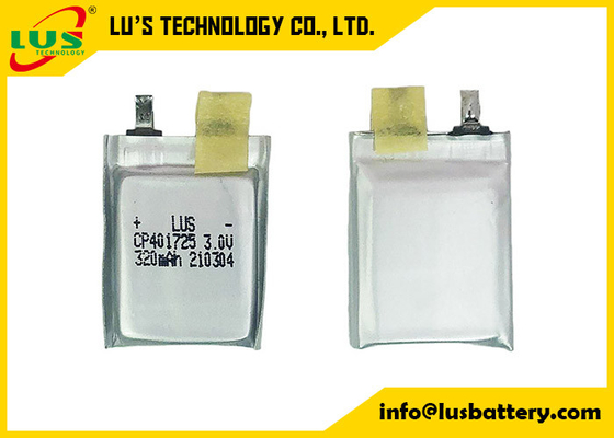 Cellule ultra mince non rechargeable de la batterie 3v 320mah Limno2 pour le support de carte PCB