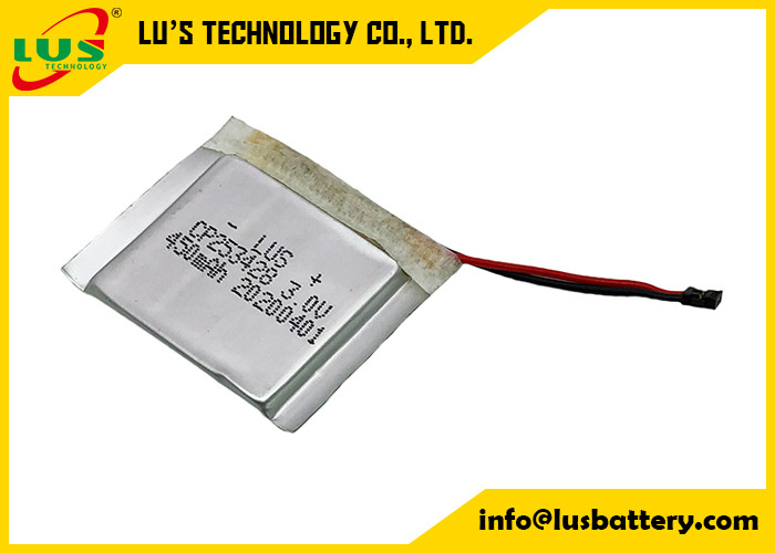CP253428 mince plat avec le lithium Ion Non Rechargeable Cell de volt 450mah du connecteur 3