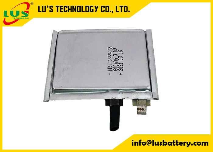 Batterie LiMnO2 hybride CP224035 de batterie au lithium de cellules plates de poche pour appeler Lacator