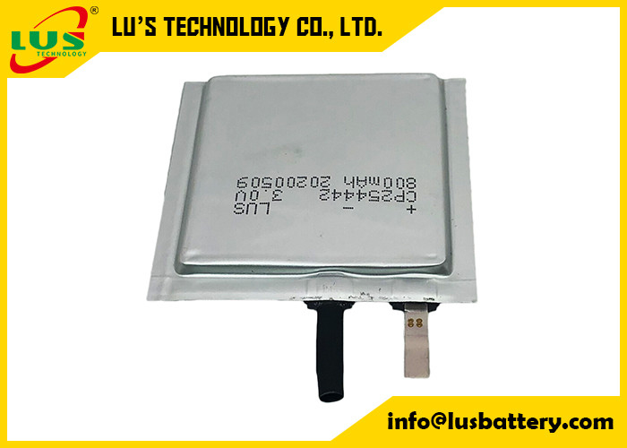 Batterie ultra mince de la batterie CP254442 800mah Lipo de 3.0V LiMnO2 pour le dispositif de serrure de RFID