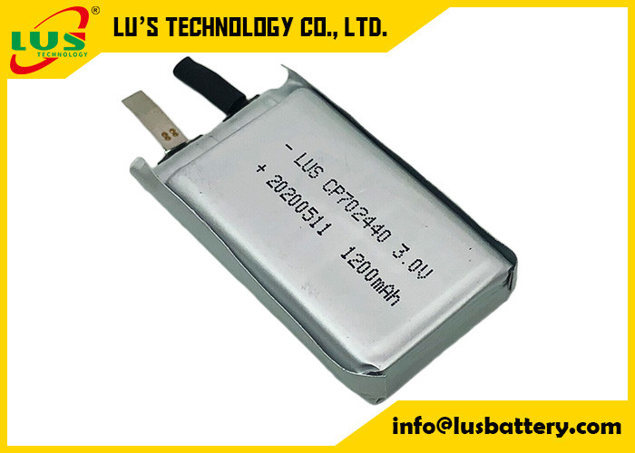 Volt ultra mince doux CP702440 de la batterie 1500mah 3 pour les systèmes de piste électroniques de disque