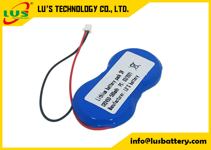 Batterie 3v de cellules de pièce de monnaie du connecteur CR2450 de SHR-2P pour les labels d'étagère électroniques de SES Imagotag
