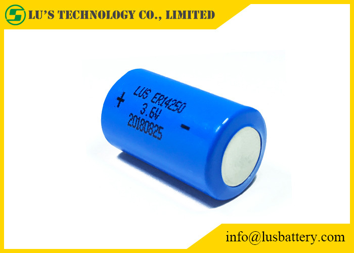 Paquet non rechargeable de batterie de la taille 1200mAh Lisocl2 de la batterie au lithium ER14250 3,6 V 1/2 aa