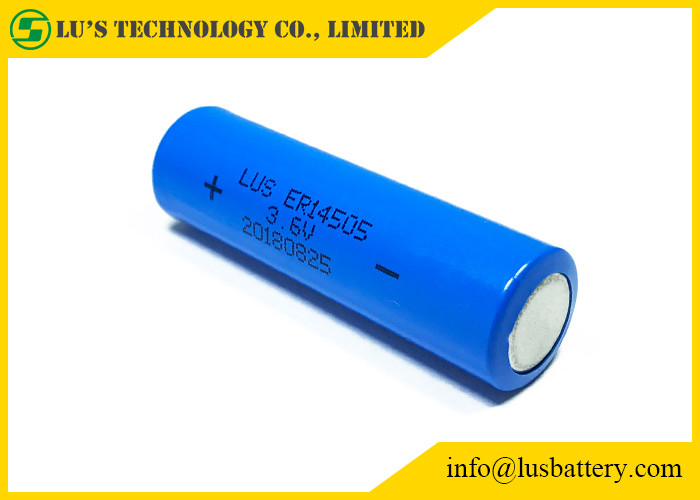 Batterie en spirale de chlorure de thionyle de lithium de la batterie au lithium des cellules ER14505 aa 3,6 V 2400mah