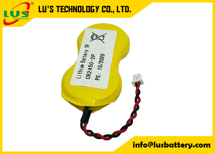 Type de batterie des cellules 1200mah de bouton de Cr2450-2p 3v Imos 1p2-A1 pour Rfid