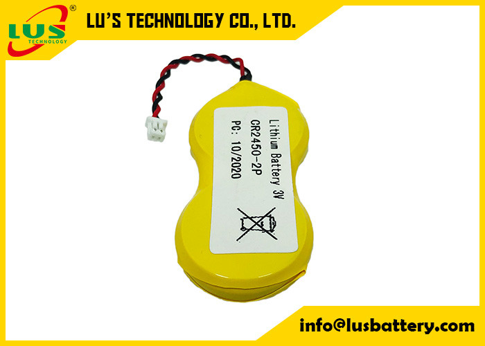 Type de batterie des cellules 1200mah de bouton de Cr2450-2p 3v Imos 1p2-A1 pour Rfid