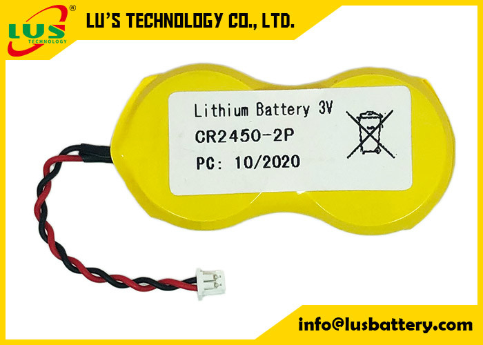 Type de batterie des cellules 1200mah de bouton de Cr2450-2p 3v Imos 1p2-A1 pour Rfid