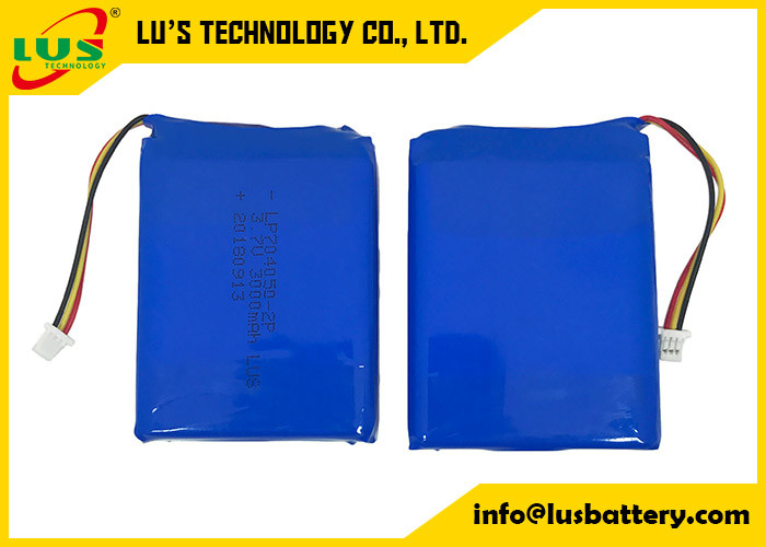 Paquet de batterie du Li-polymère 1600mAh 3.7V Lipo 3000mah PL704050-2P pour des lumières de Cabinet