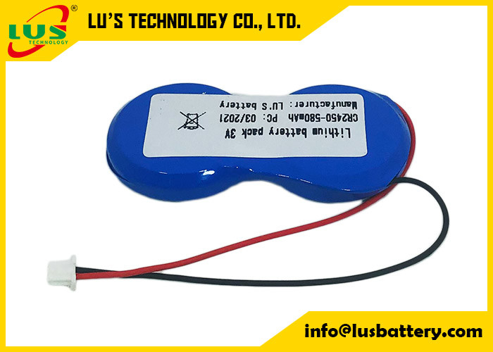 Type batteries de batterie de CR2450-2P 3V 1200mah en métal de lithium d'IMOS 1P2-A1