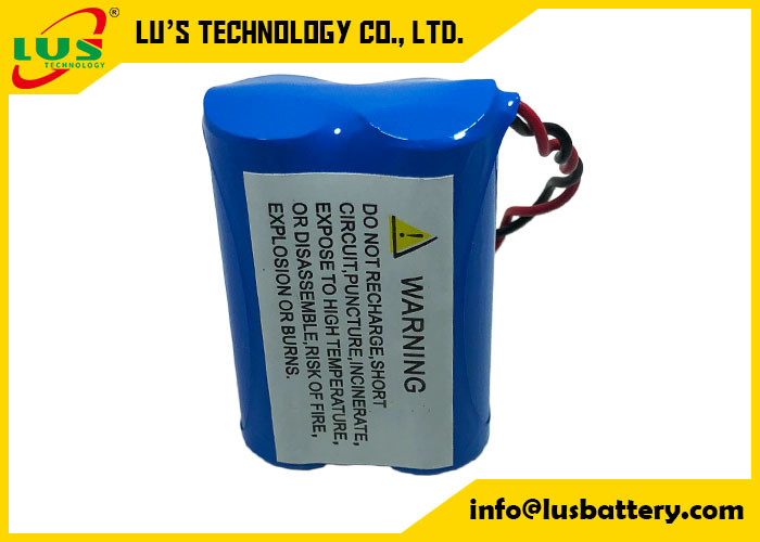 Taille de la batterie 6800mah de chlorure de thionyle de lithium d'ER17505 3.6V une batterie au lithium