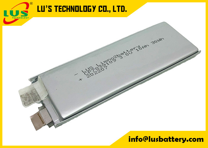 Batterie au lithium plate ultra mince des cellules 10ah CP8040112 de CP7839109 3.0V pour la surveillance de logistique