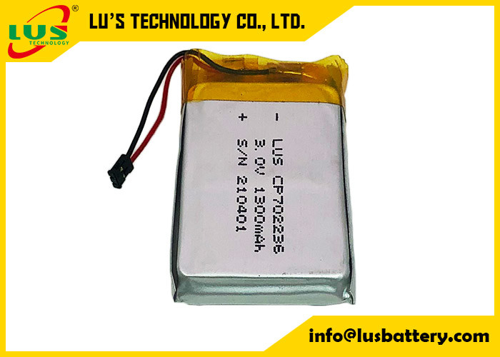 Batterie flexible CP702240 de la série CP702236 3v Li Mno 2 de la batterie CP de manganèse de lithium pour l'EEL