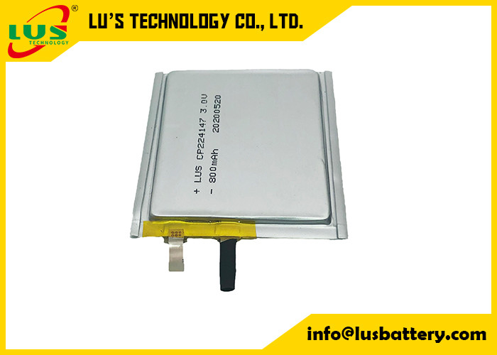 les batteries de 800mah 3.0V Li MnO2 mince ultra la couche CP224147 CP224248 CP244550 CP254550 CP244649
