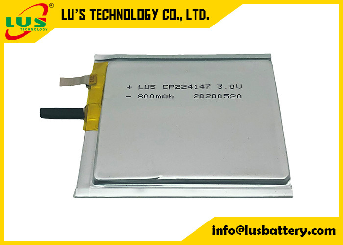 les batteries de 800mah 3.0V Li MnO2 mince ultra la couche CP224147 CP224248 CP244550 CP254550 CP244649